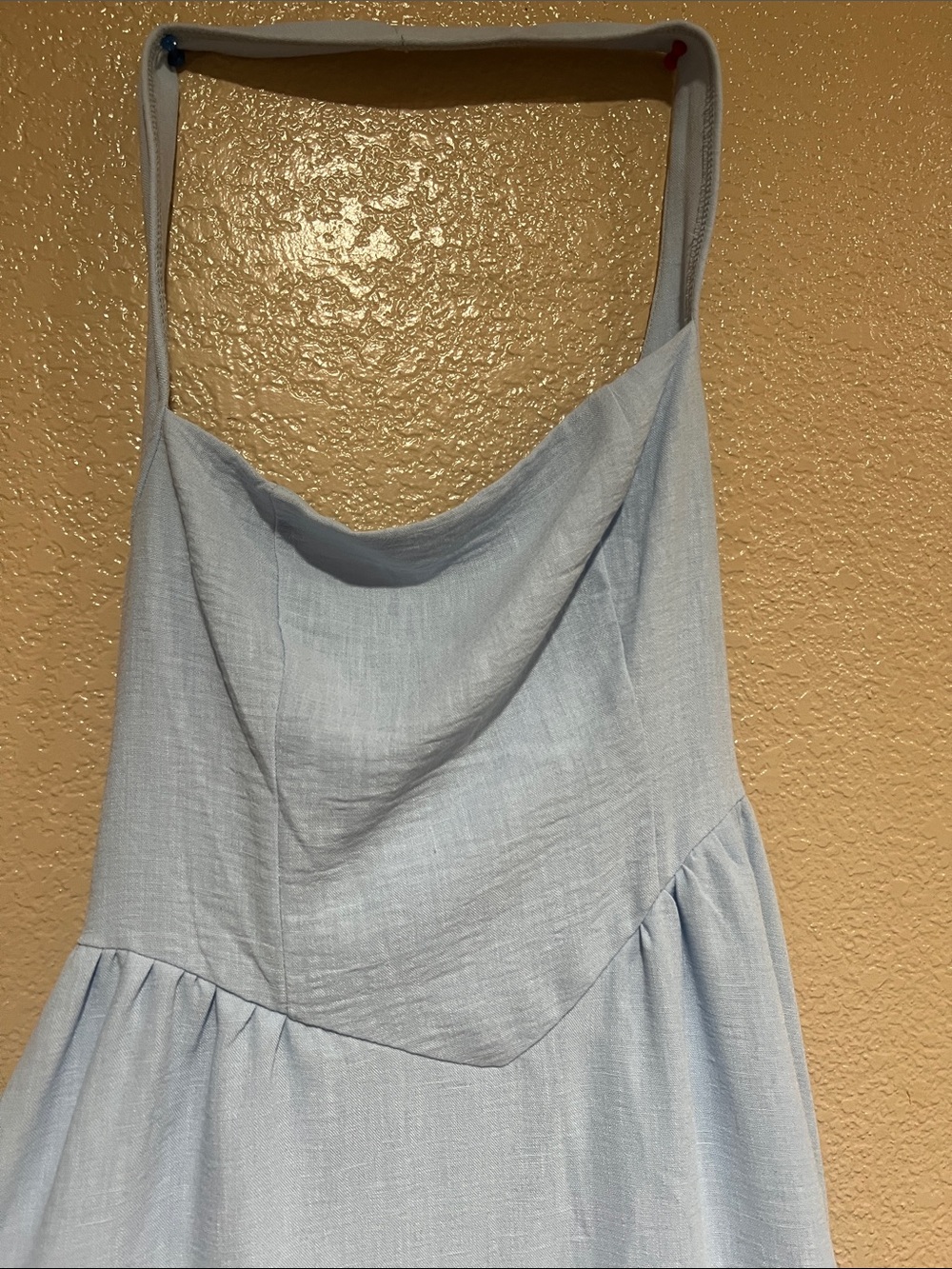 SHEIN Light Blue Halter Midi Dress - Picture 11 of 11